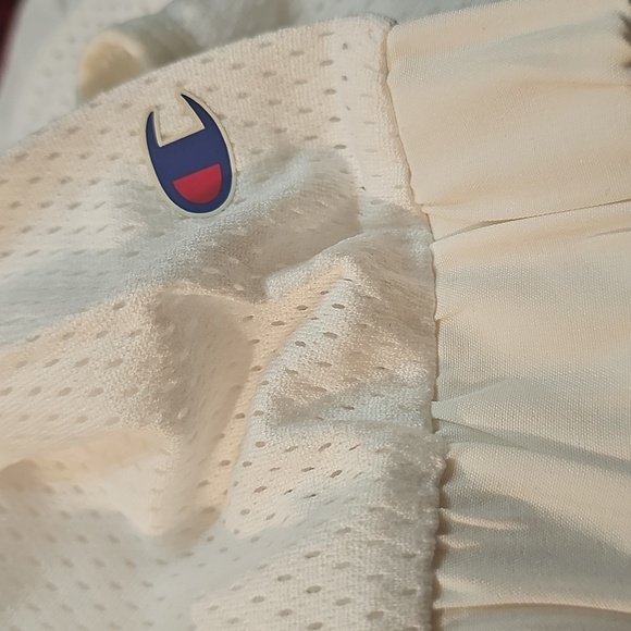 Champion NWT Women's Ivory Mesh Long Sleeve Shirt Size Small - Picture 9 of 9